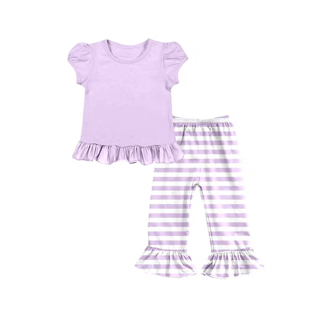 Custom MOQ 5 Purple top striped trousers suit