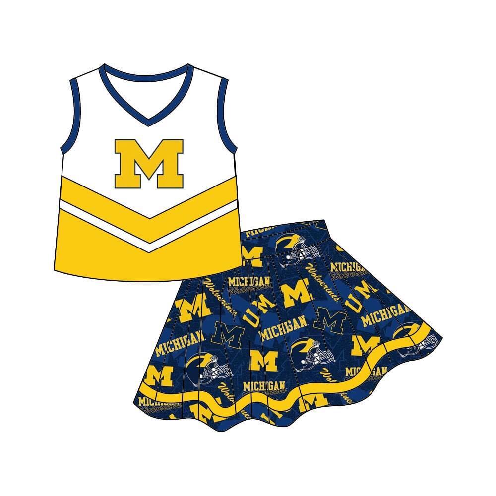 Girls sleeveless top with short dress M moq 5