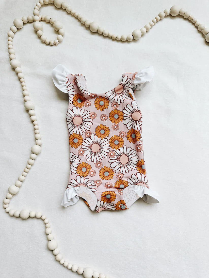 S0284 flower summer jumpsuit swimsuit