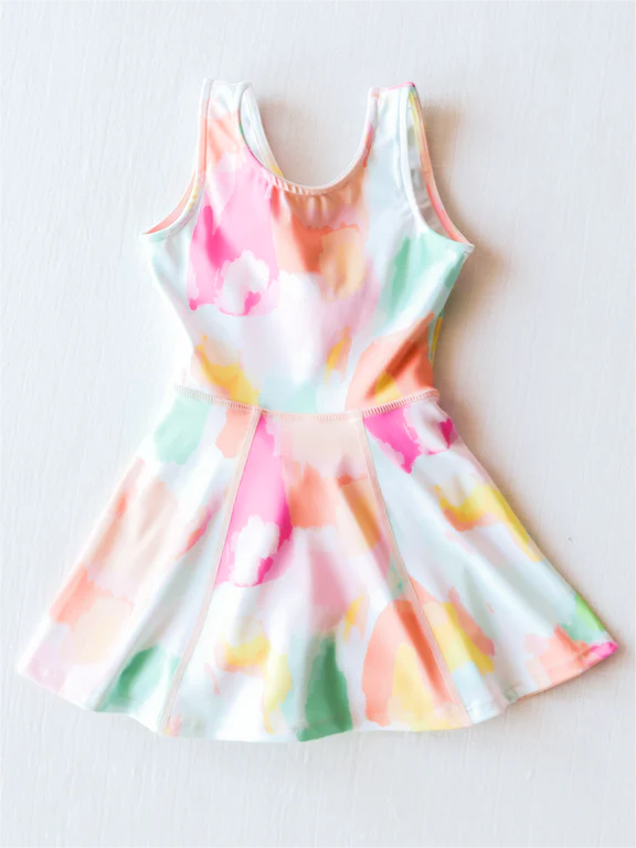 S0311 pre-order baby girl clothes color girl summer swimsuit beach wear