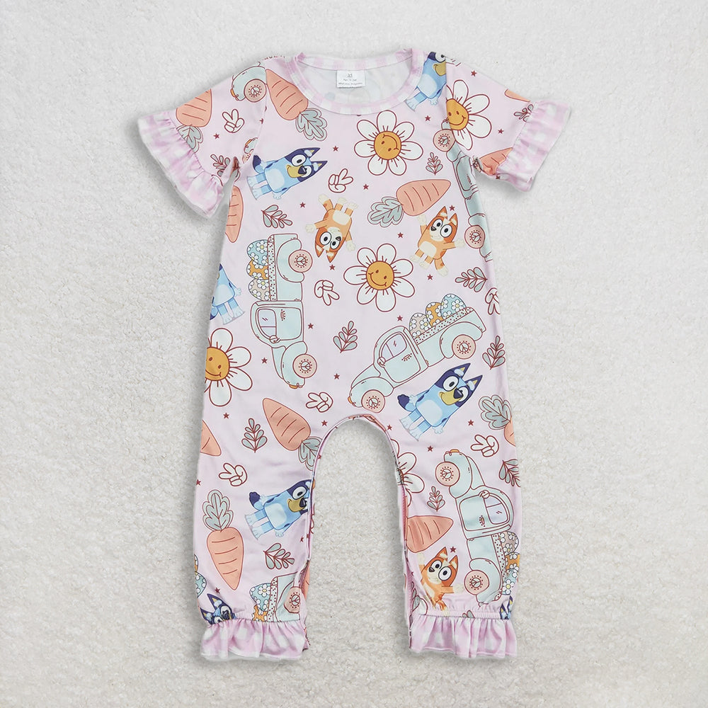 RTS NO MOQ Sibling Baby Boys Girls Easter Shirts Pants Pajamas Clothes Sets Rompers