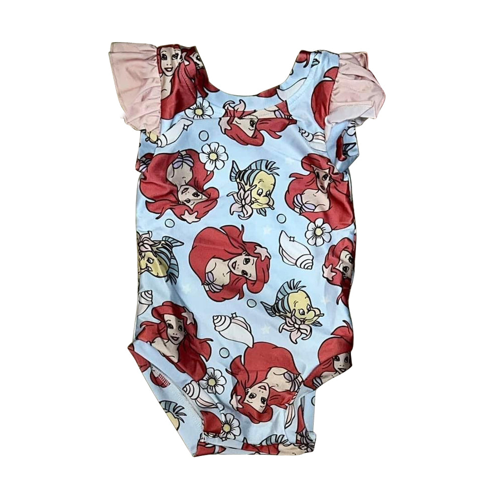 custom moq 3 mix size summer girl's romper