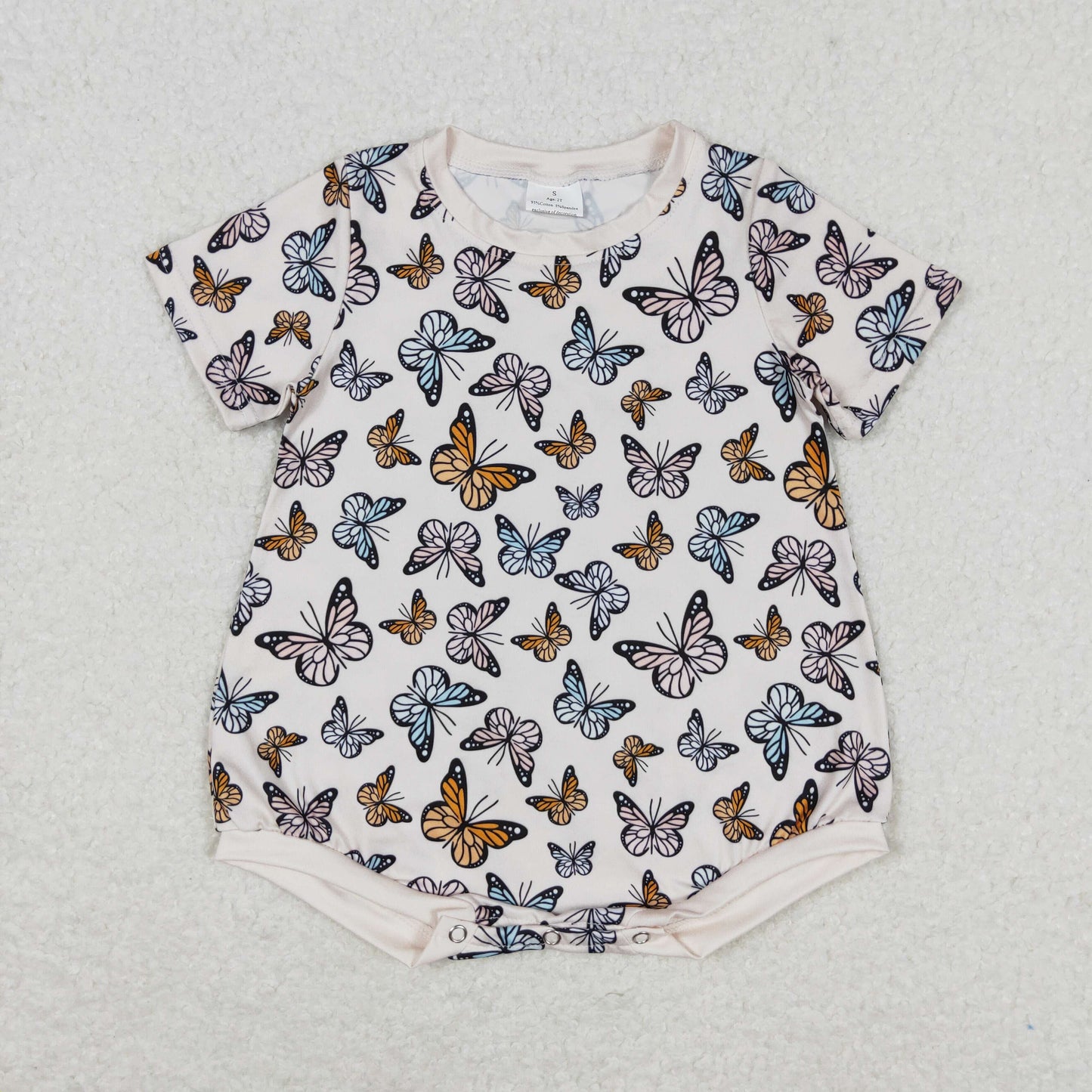 RTS NO MOQ(In Stock) butterfly short sleeve jumpsuit