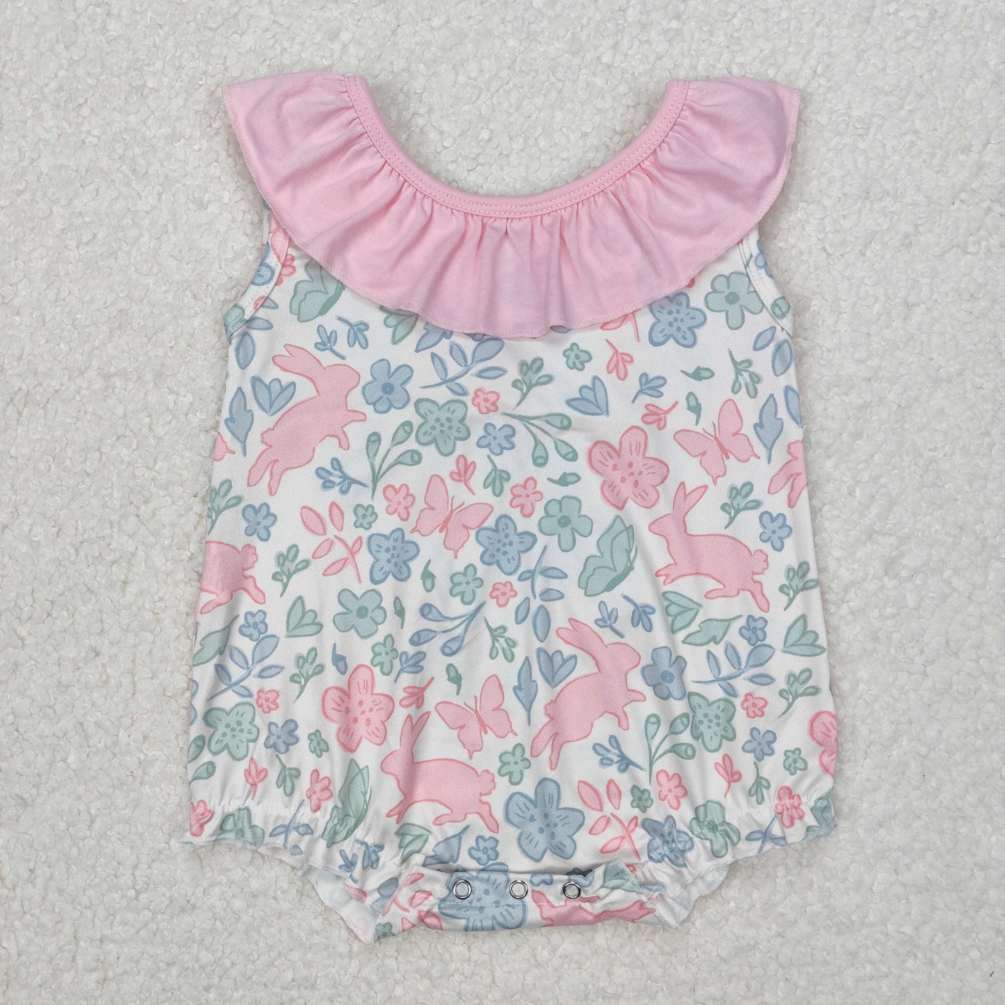 RTS NO MOQ baby girl clothes easter Rompers Clothes Sets