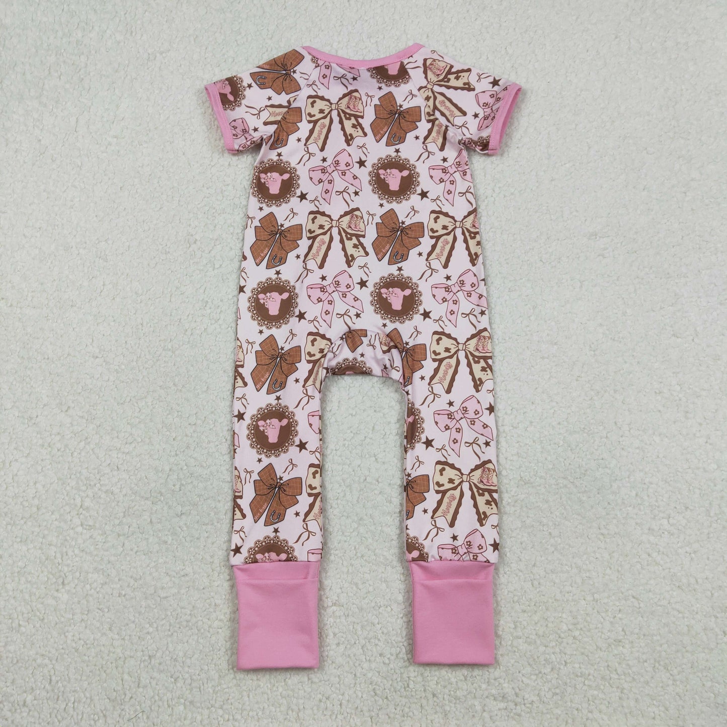 RTS Sibling baby girl clothes bow Short Sleeve pants sets and dress and romper