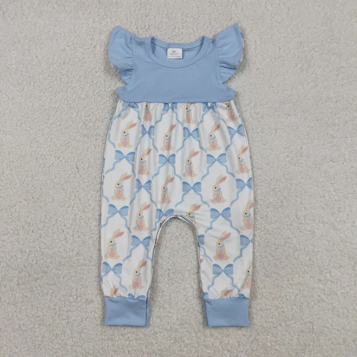 RTS NO MOQ sibling baby girls clothes easter short sleeve dress and rompers