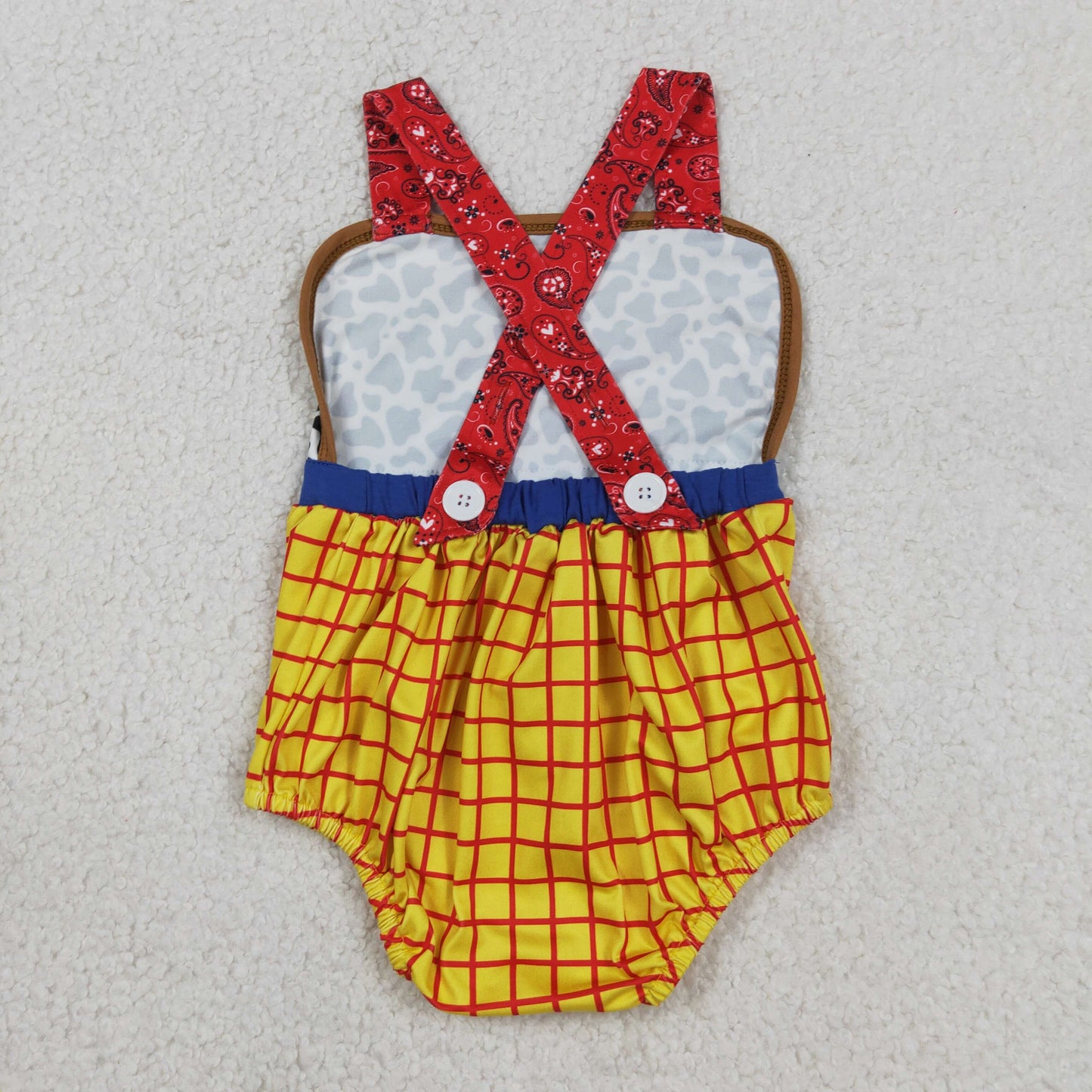 RTS NO MOQ Sibling Baby Boys Girls Casual Summer Strap Rompers