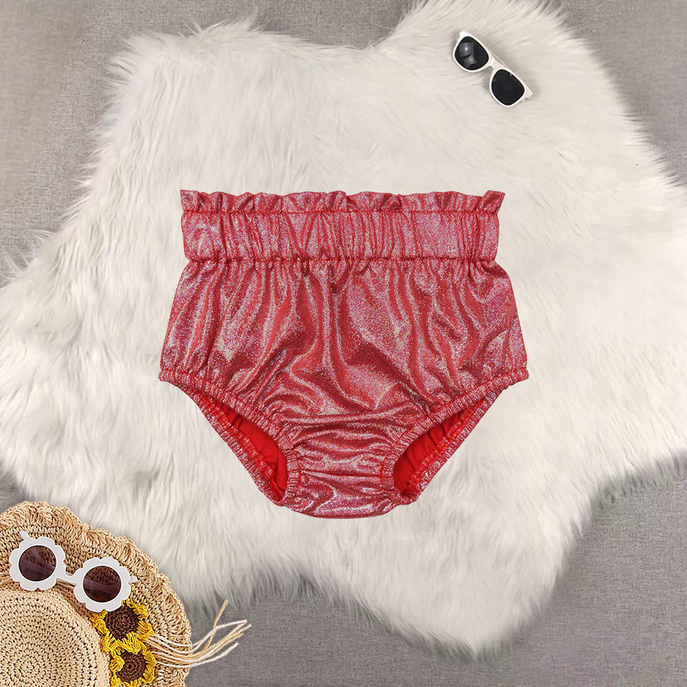 RTS NO MOQ baby girls clothes summer leather briefs