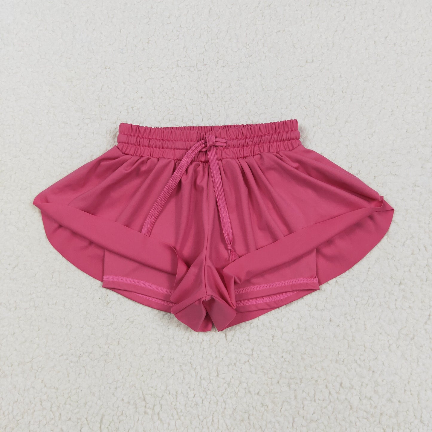 RTS baby girls clothes yoga solid color summer skirts shorts