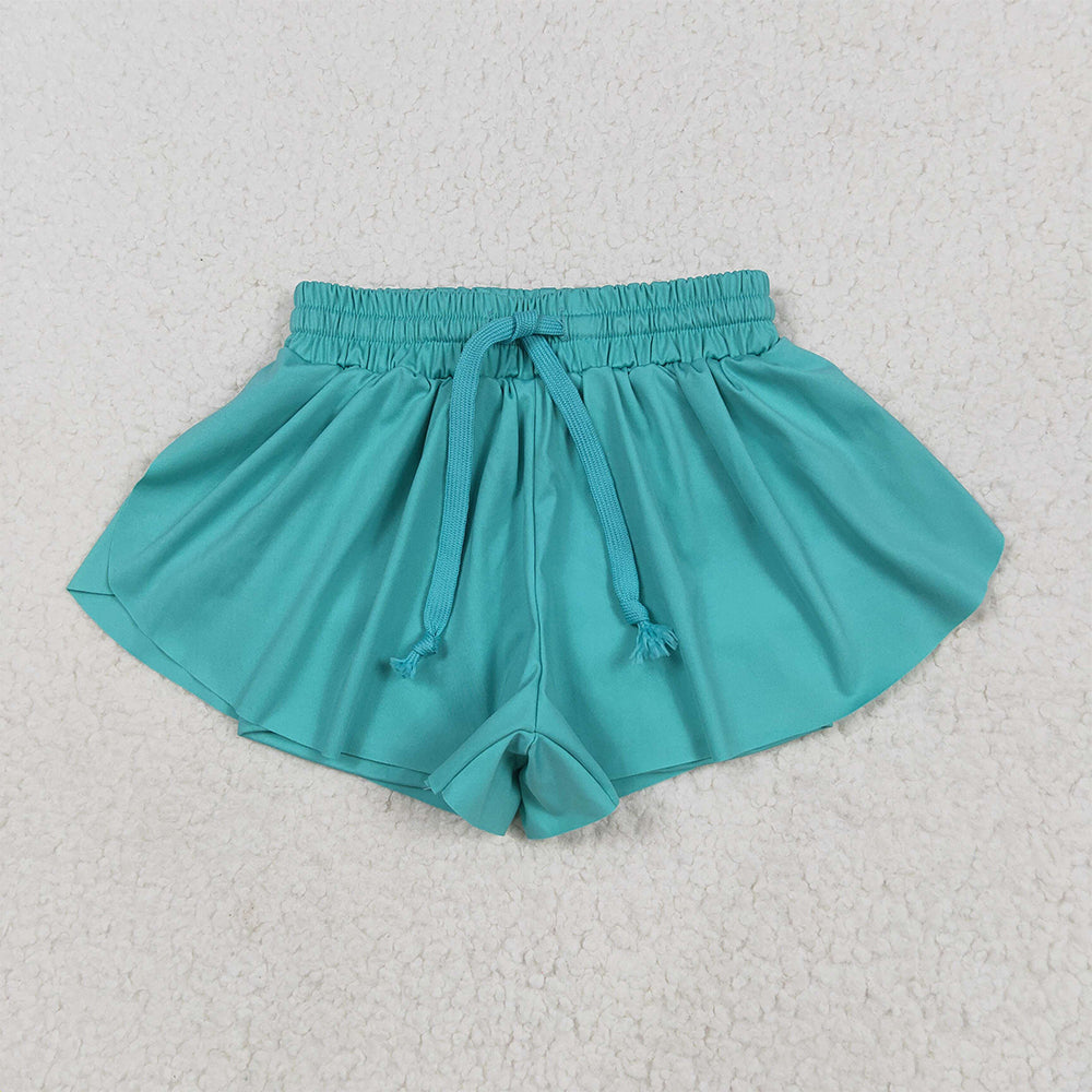 RTS NO MOQ Sibling Baby Girls Colorful Skort Yoga Shorts Bottoms for Kids Girls Colorful Skort Bottoms