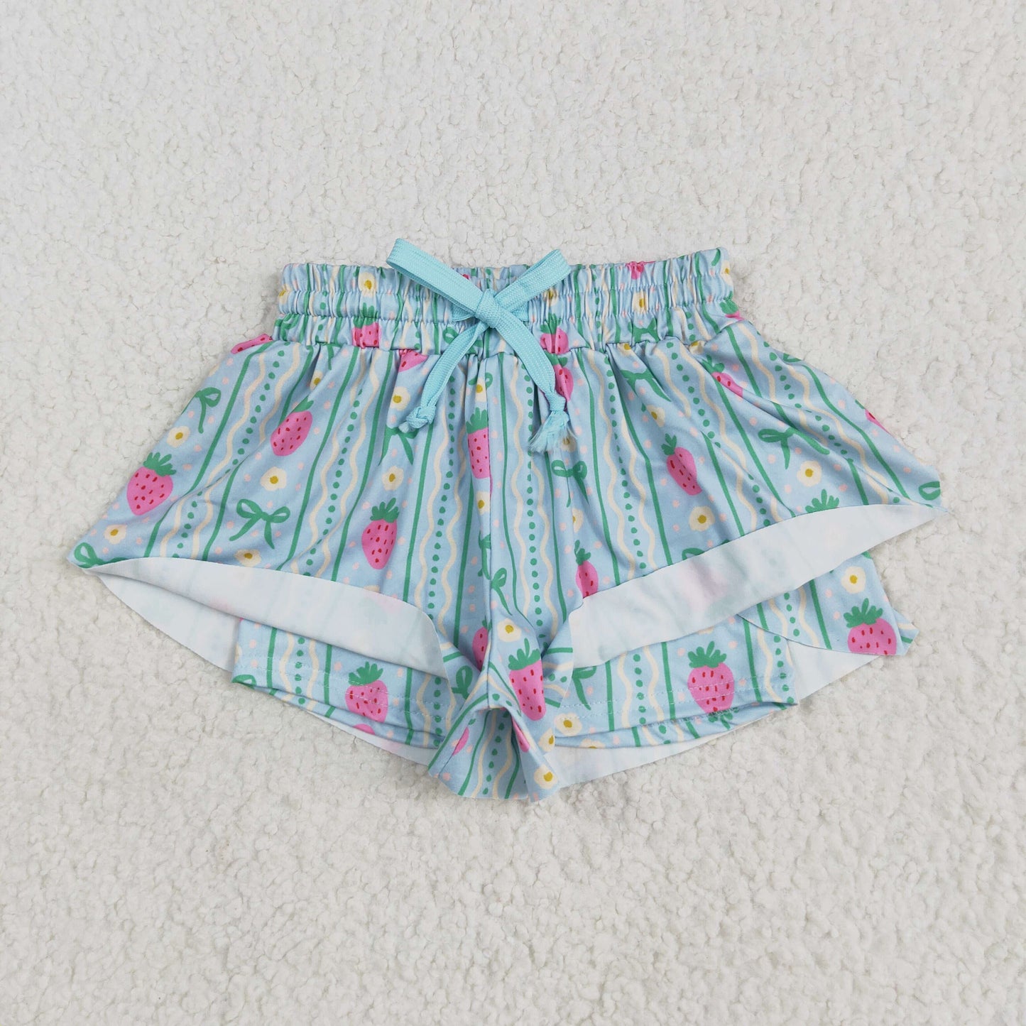 RTS NO MOQ Sibling baby girl clothes summer leopard floral shorts and yoga top