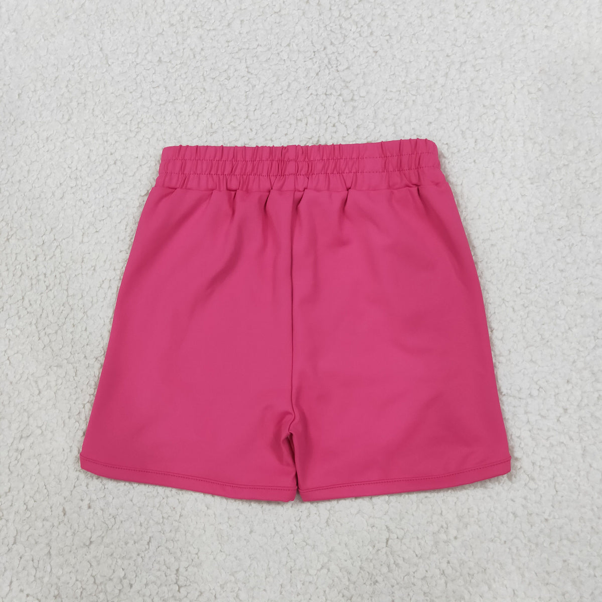 NEW RTS NO MOQ yoga fabric SS0949 Baby Girls Pink Stripe Yoga Side Pocket Summer Shorts Bottom