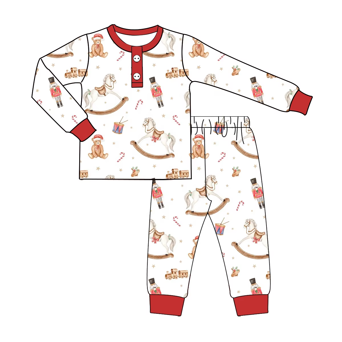 Custom moq 3 eta 6-8 weeks White Trojan Button Long Sleeve Suit