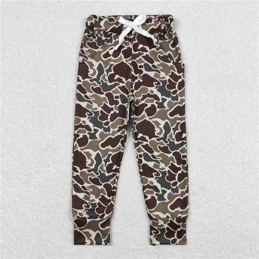 Adult camouflage army green summer trousers moq 5 mix size custom eta 6-7weeks milk silk