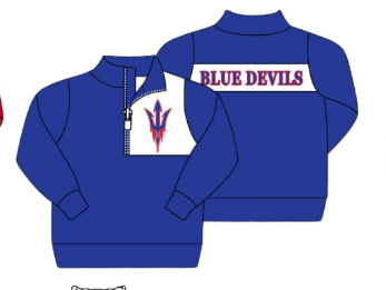 custom moq 3 eta 6-8weeks blue team pullovers jacket kids pullovers blue pullovers boys black boys blue boys