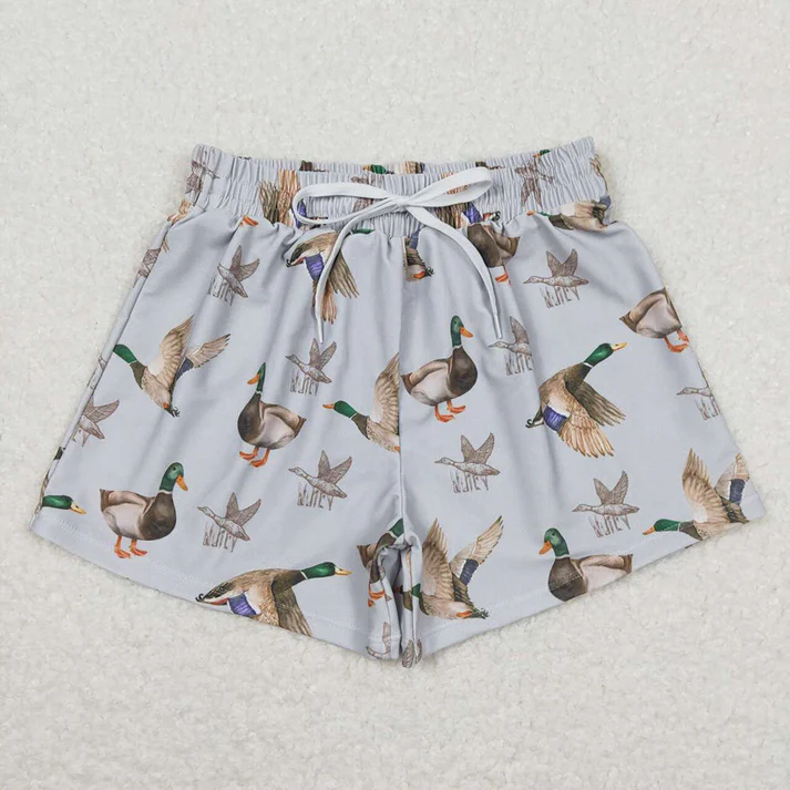 RTS Baby Daddy Boys Summer Ducks Hunting Trunks Swimsuits Swimwears