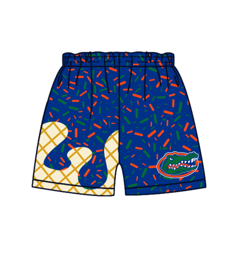 custom moq 3 eta 6-8weeks adult and kids clothes team blue Beach Summer Shorts-25.4.29