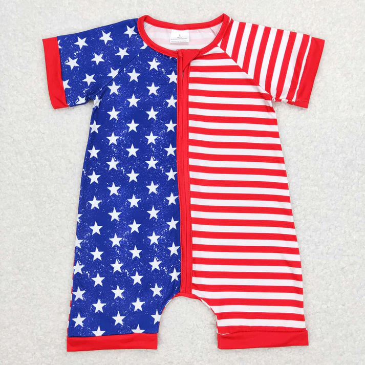 RTS NO MOQ Girls Boys stars Clothes Sets and romper