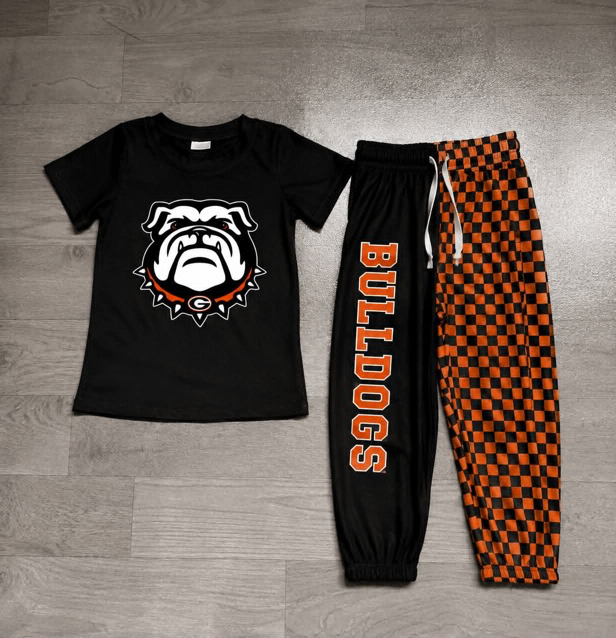 custom moq 5 mix size BYSN0103 Baby Kids Team Short Sleeve Crew Neck T Shirt Jogger Pant Casual Clothing Set