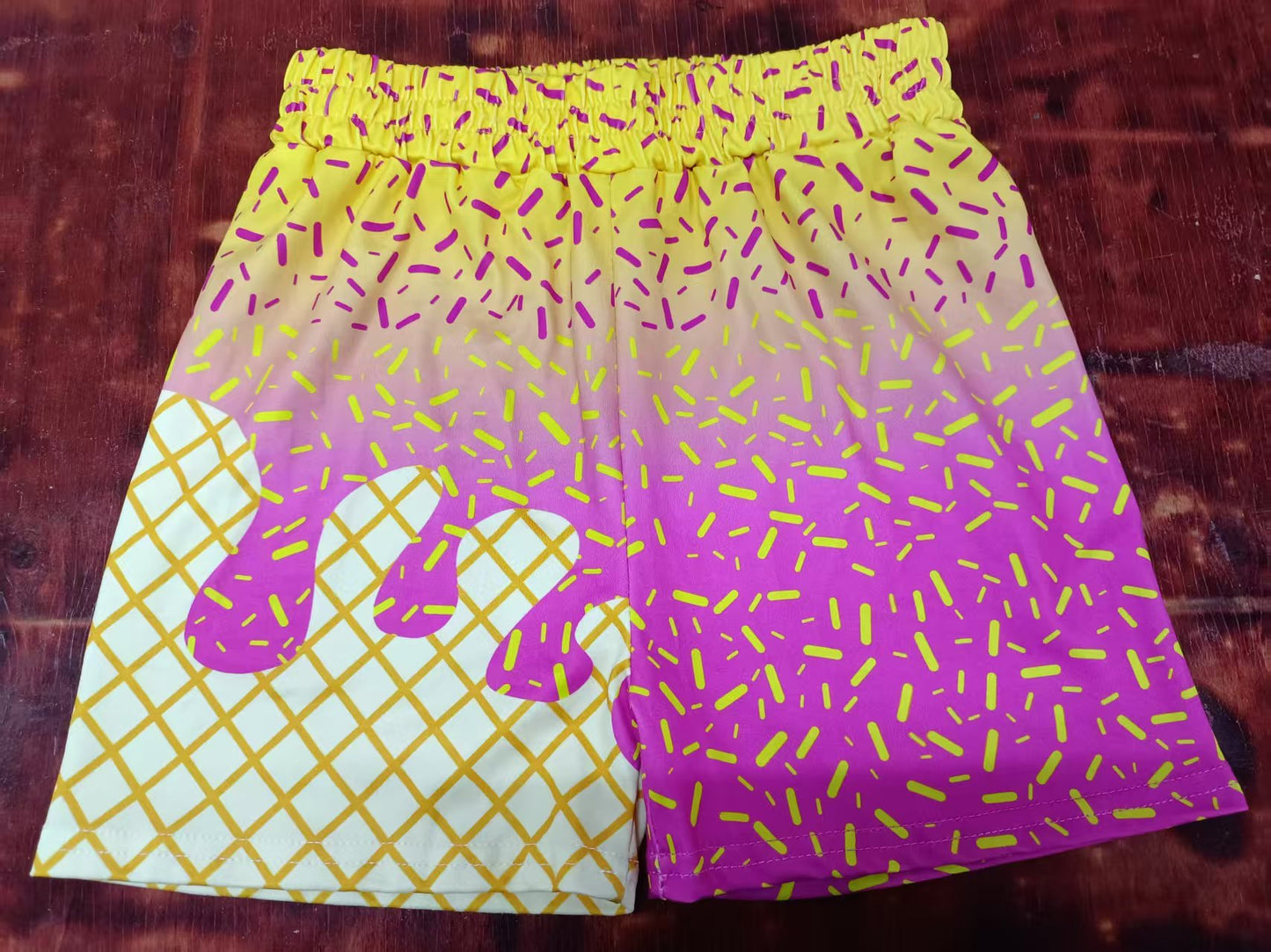 Custom moq 3 eta 6-7weeks kids clothes team colorful beach Summer Shorts-25.5.12