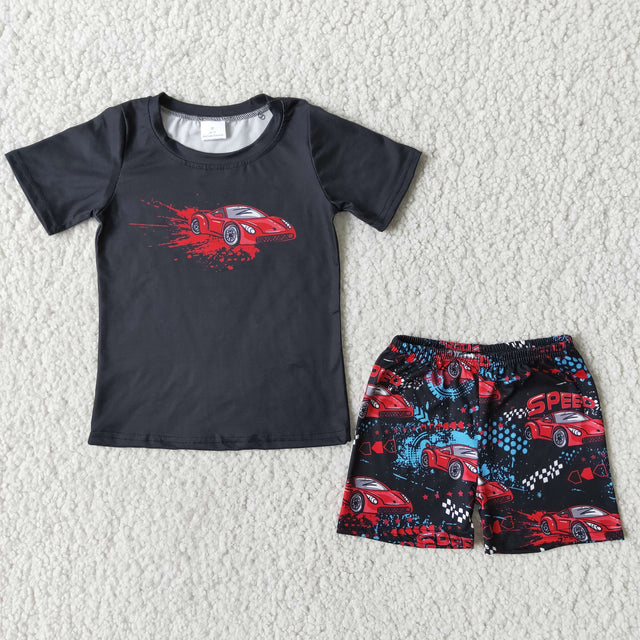 B0-27 Baby boys summer shorts sets
