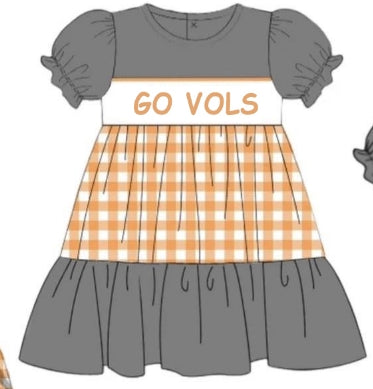 Deadline: May 14 custom eta 5week tennessee go vols summer girls dress