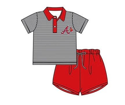 PRE ORDER Deadline September 2 custom no moq Summer boys sets ' short-sleeved shorts suit