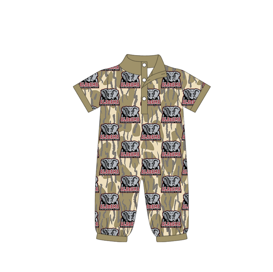 Custom moq 5 mix size milk silk baby boy clothes team summer camouflage short sleeve romper-25.11.22