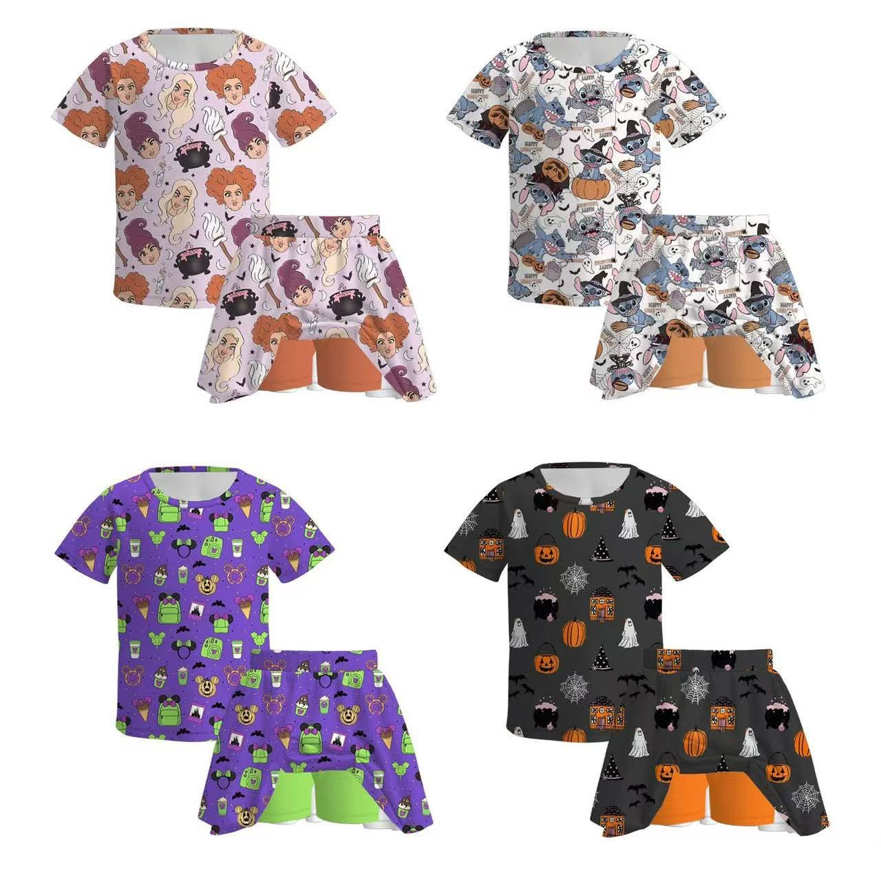 Custom moq 5 each style eta 6-7weeks baby girl clothes short sleeve shorts suit