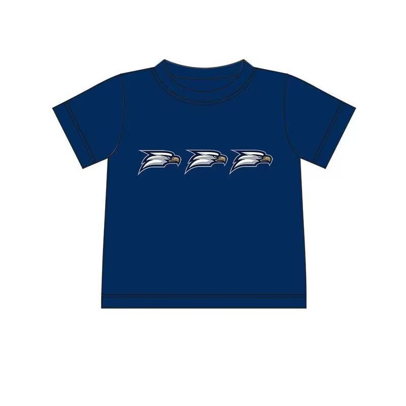 georgia southern Baby boys clothes team navy blue summer tshirt