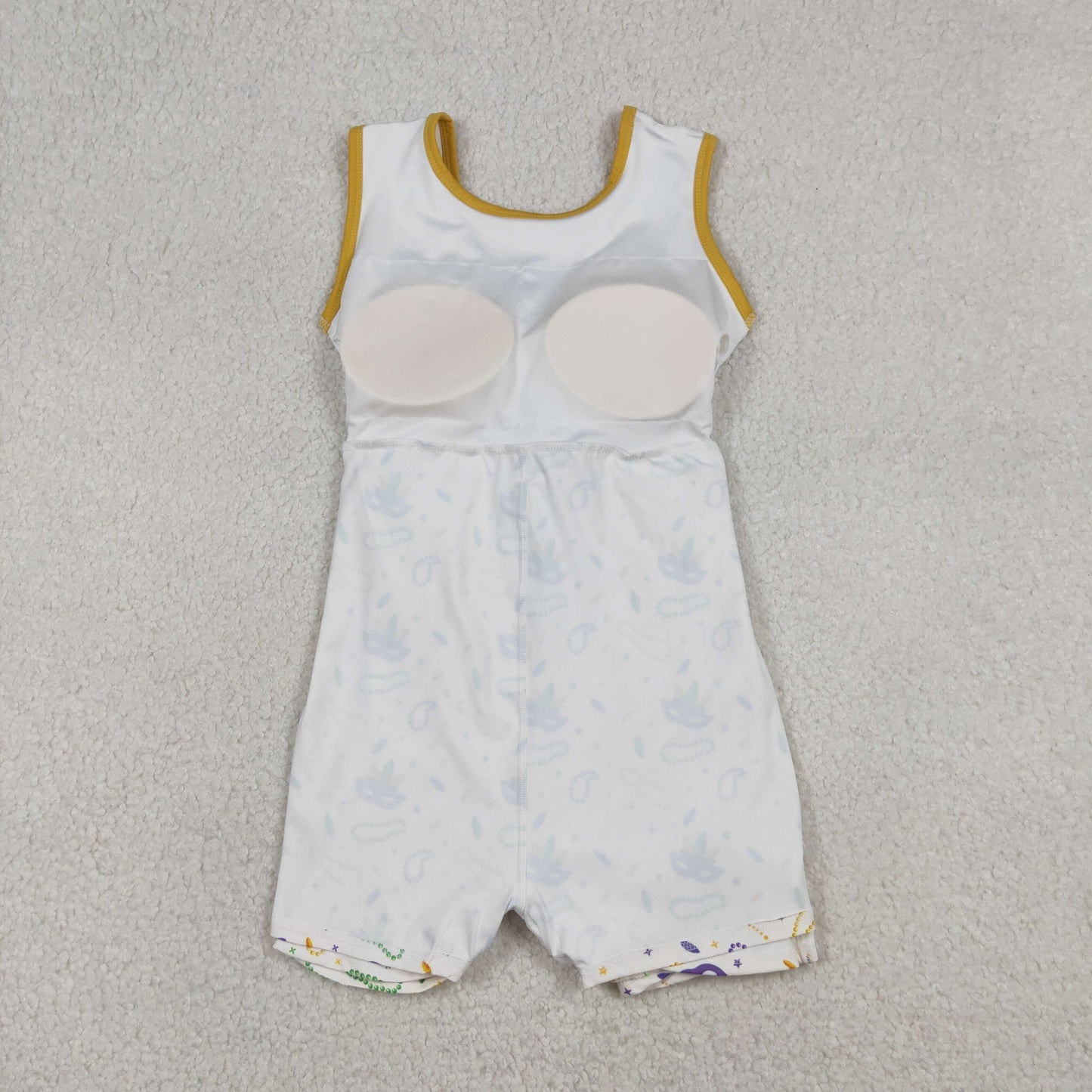 RTS NO MOQ(In Stock) Carnival Mask Necklace Yoga Sleeveless Dress