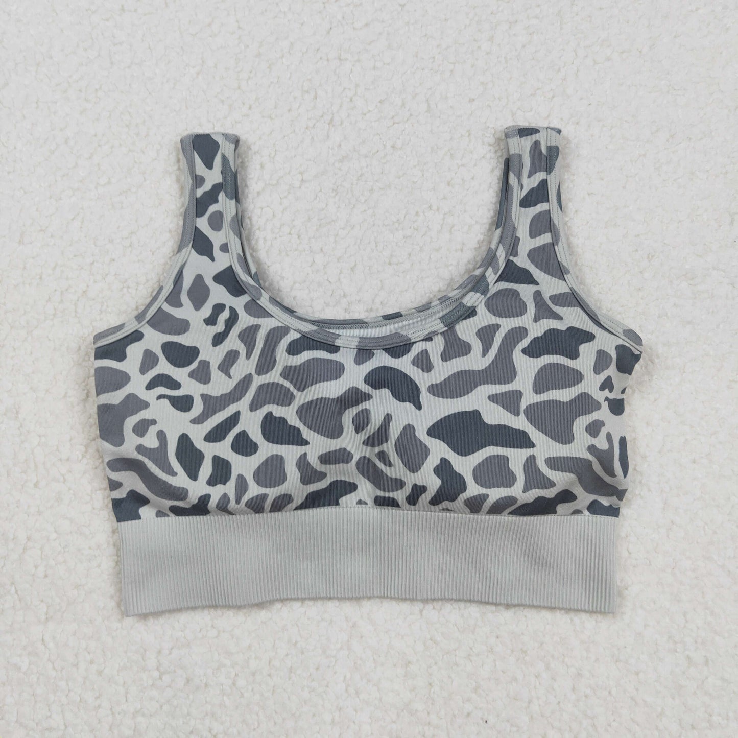 RTS NO MOQ(In Stock) GT1188 Adult Women's Gray Camouflage Vest