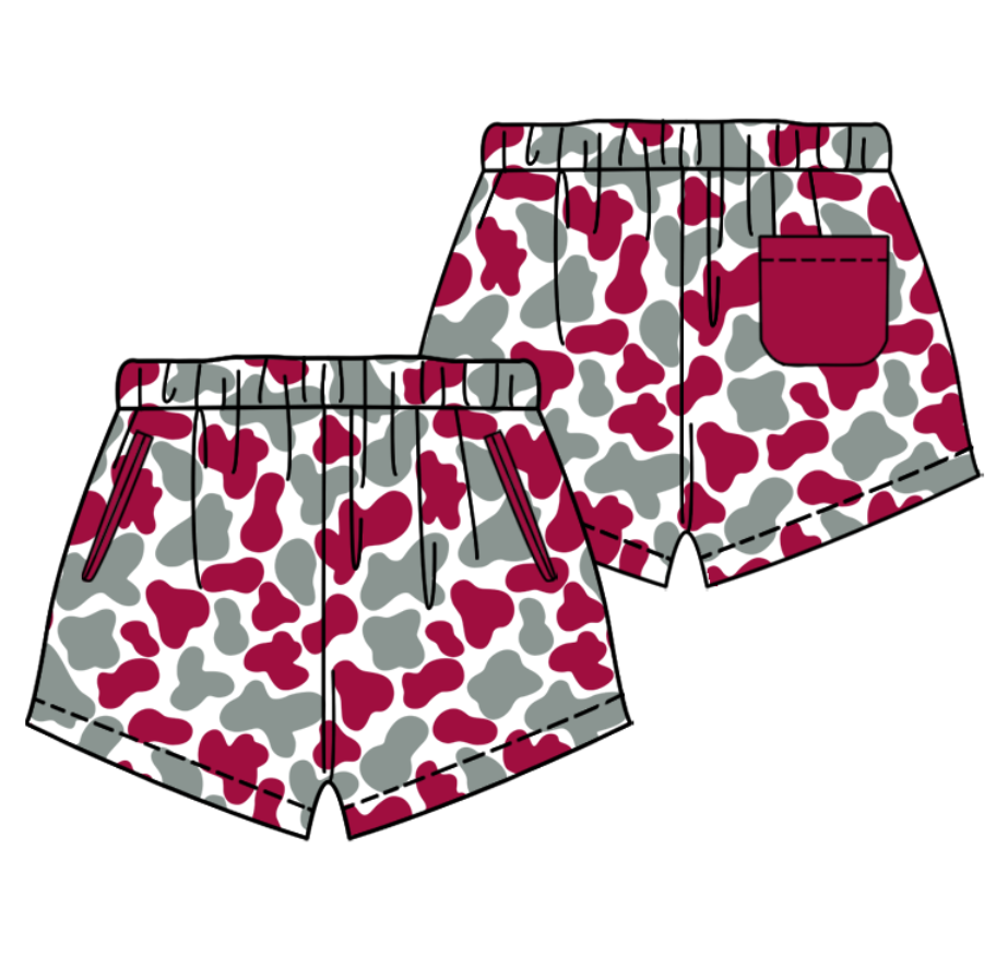 Custom moq 5 each style eta 6-7weeks baby girl clothes summer team leopatd shorts-25.8.2