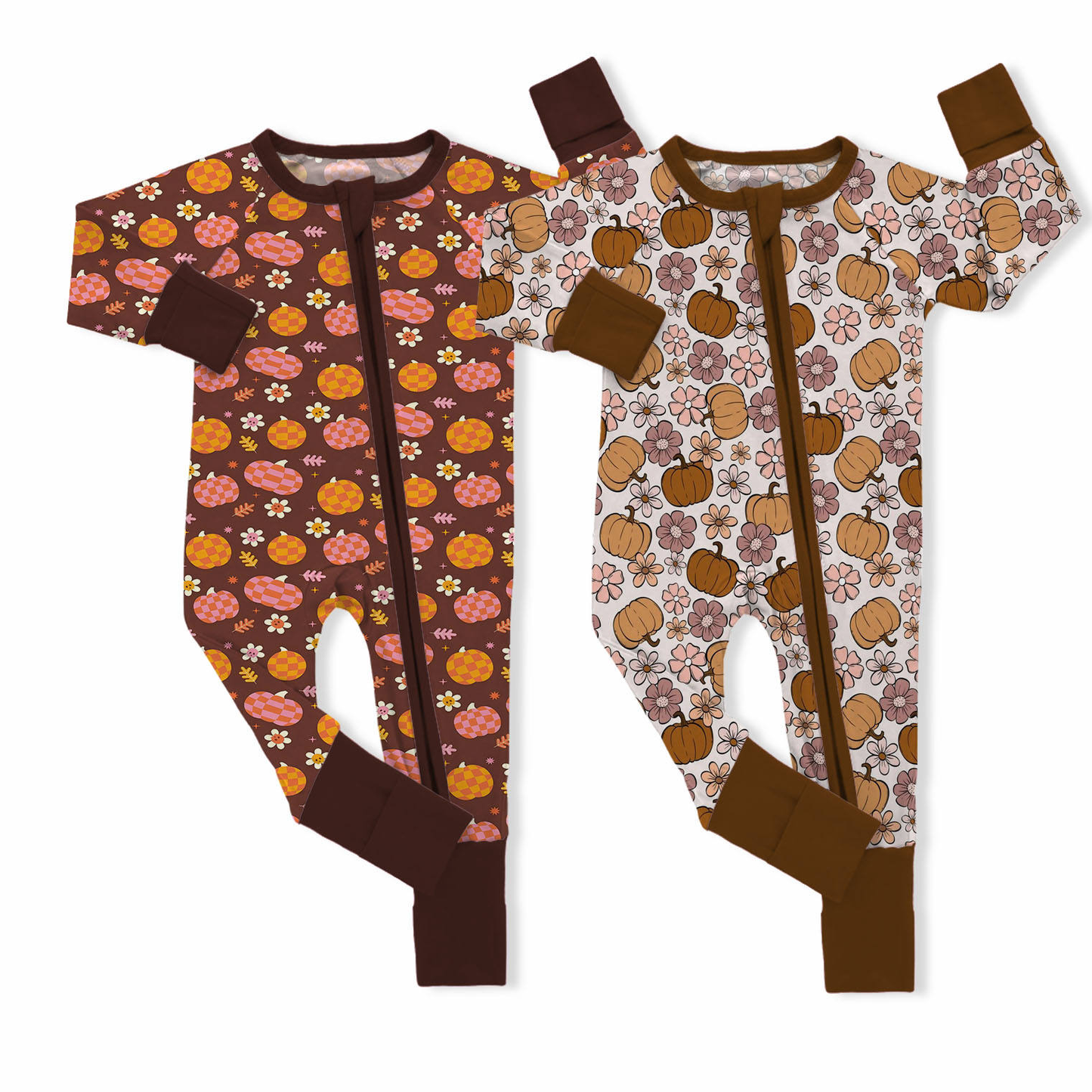Custom moq 5 each style eta 6-7weeks baby girl clothes pumpkin long sleeve romper 2-25.8.4