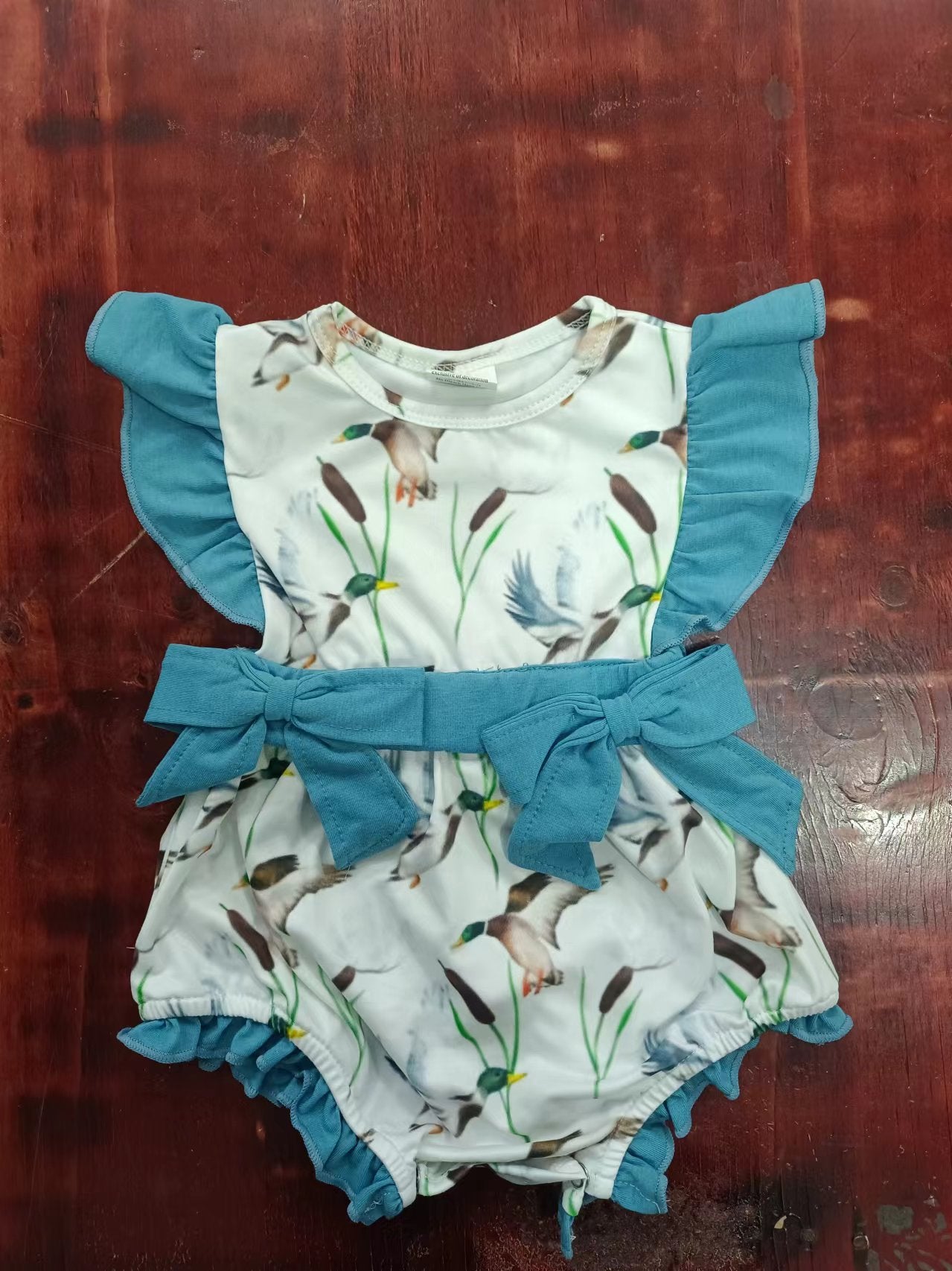 baby girls clothes duck flying sleeve Summer Romper