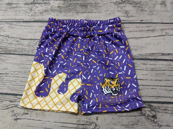 custom moq 3 eta 6-8weeks baby boys clothes team colors summer shorts
