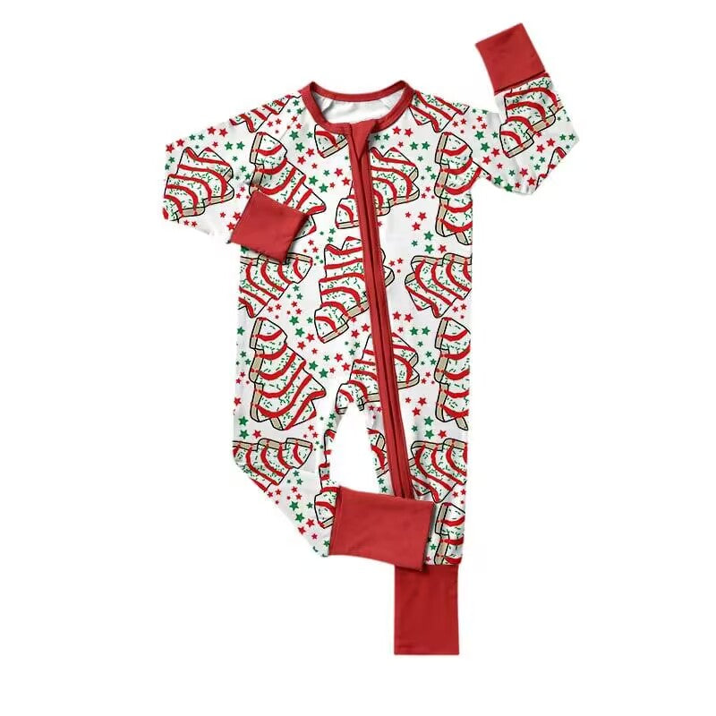custom moq 5 eta 6-7 weeks baby boys clothes Christmas red long sleeve romper