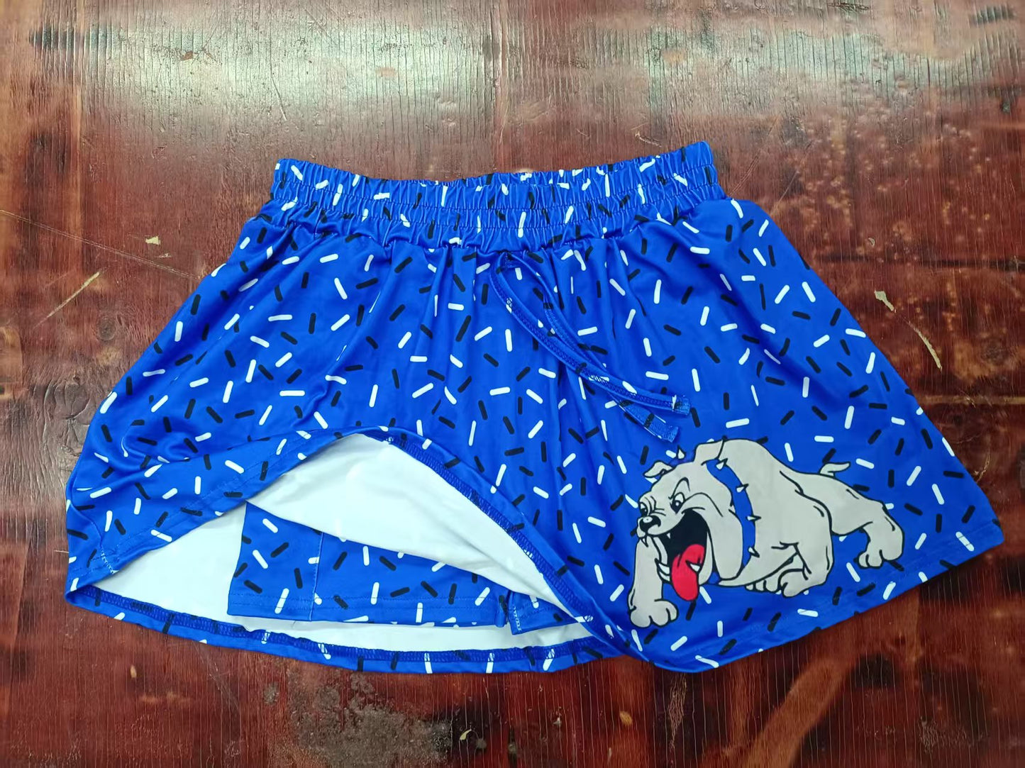 Custom moq 3 eta 6-7weeks team blue kids clothes girls skirt-25.5.7