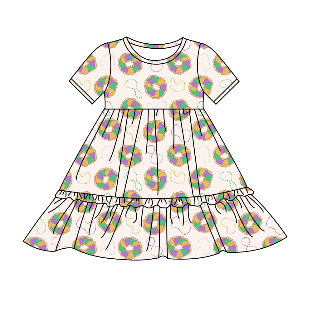 Donut Carnival Summer Mardi Gras summer twirl dress
