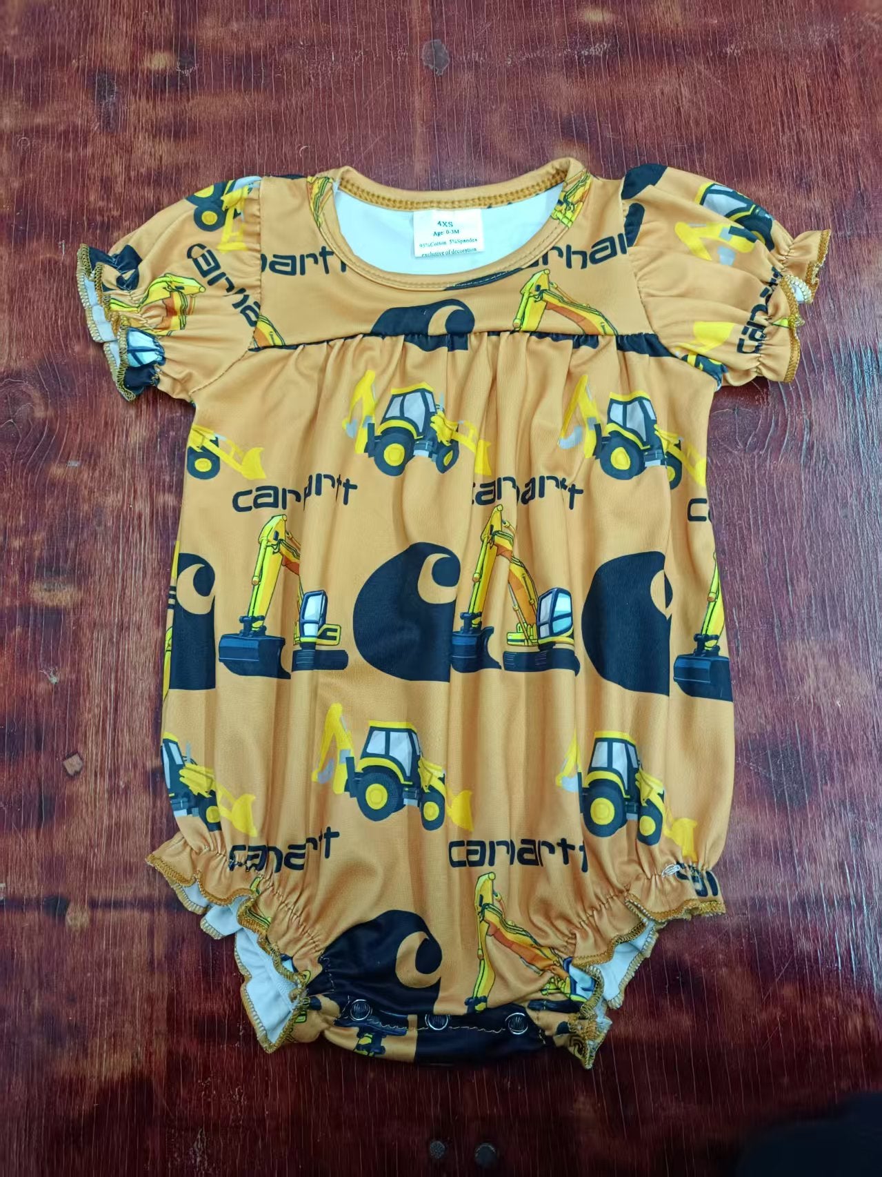 Custom moq 3 eta 6-7weeks baby girl clothes short sleeve romper