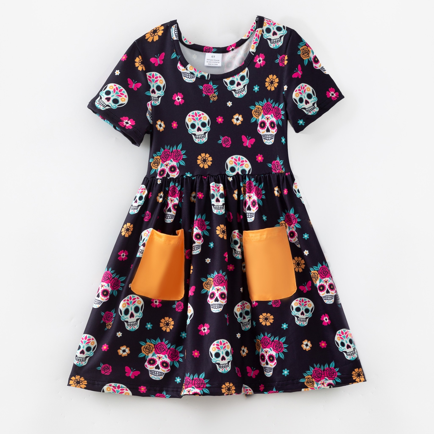 Custom moq 5 each style eta 6-7weeks baby girl clothes short sleeve dress-25.8.4