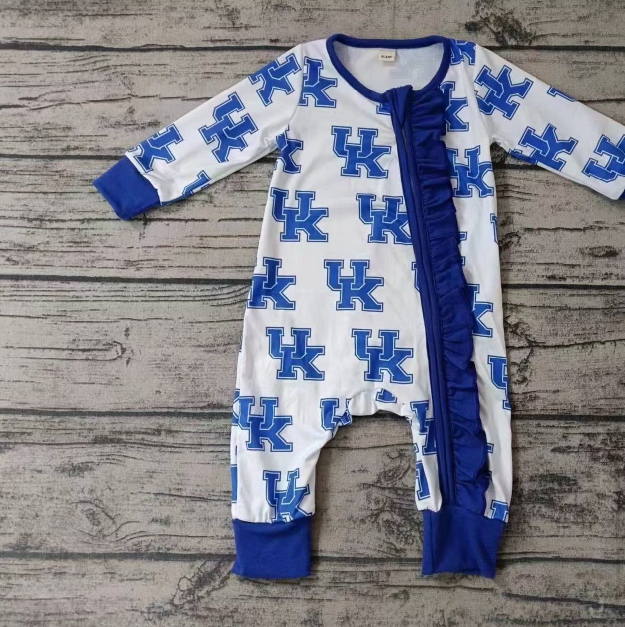 Kentucky UK baby clothes team blue toddler boy summer romper