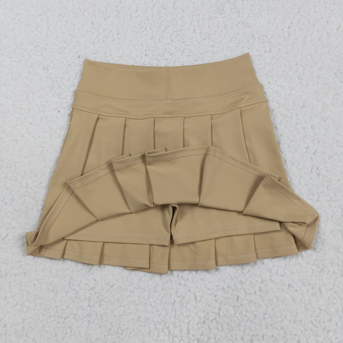 RTS NO MOQ(In Stock ) GLK0123 Solid khaki yoga skirt