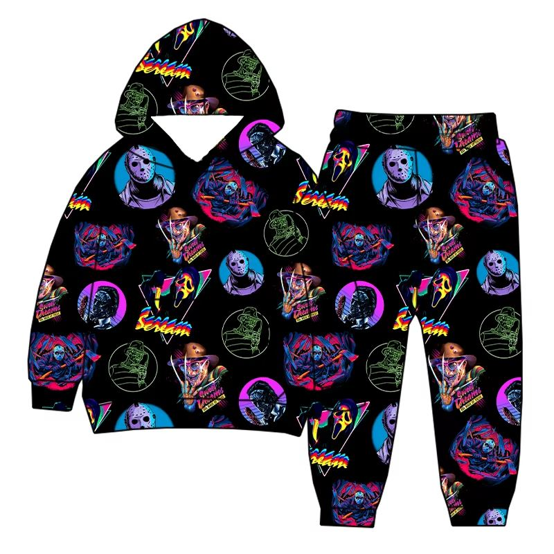 Custom moq 5 each style eta 6-7weeks baby boy clothes hooded long sleeve pants sets -25.8.1