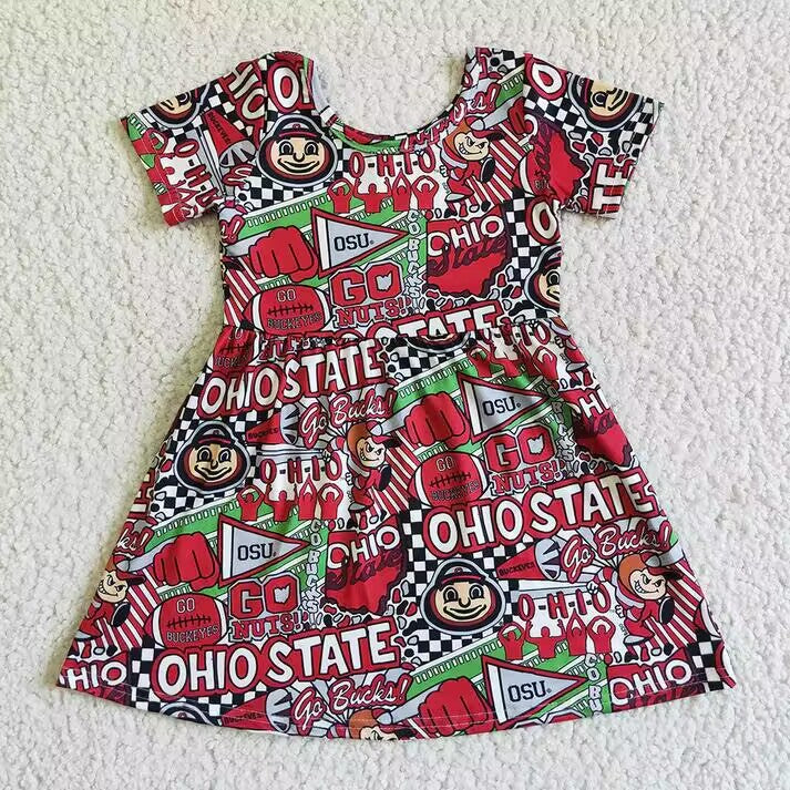 RTS NO MOQ Thomas the Tank Engine Red Short-Sleeved Flared Pants Set & Short-Sleeved Top & Short-Sleeved Dress