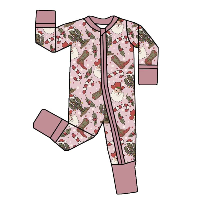 Custom moq 5 each style eta 6-7weeks baby girl clothes Christmas long sleeve romper-25.8.1