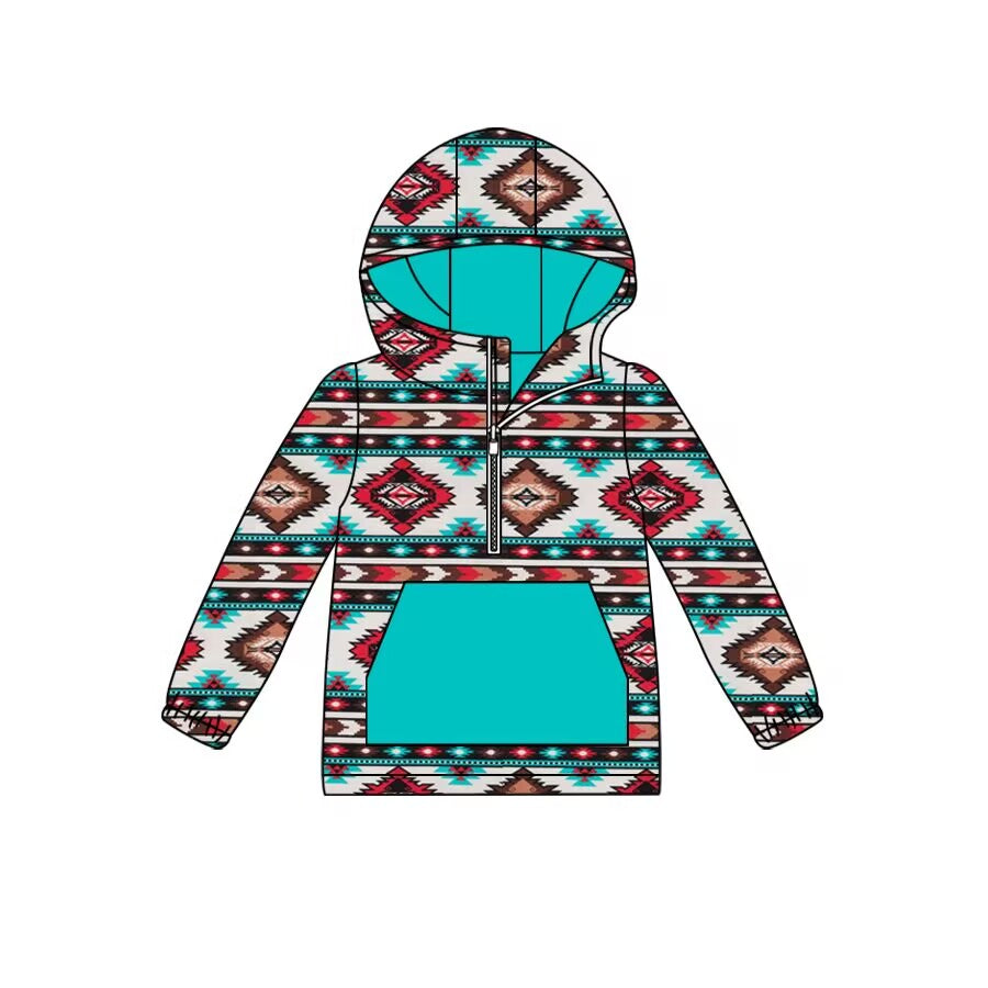 Custom moq 3 eta 6/8weeks moq 5 eta 4/5weeks geometric Zipper Hat for Boys