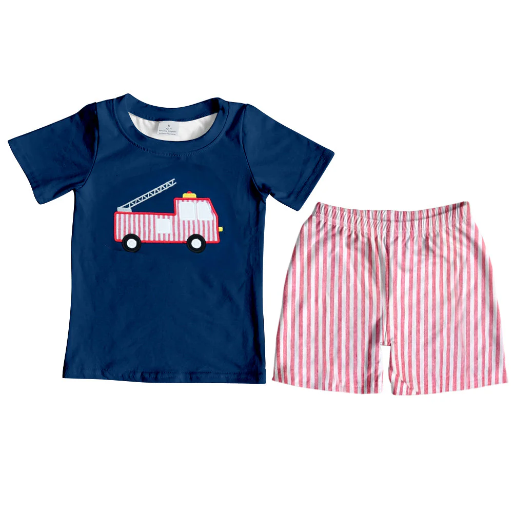 deadline time MAY 9 GSSO1253 Fire Truck Girl Suit