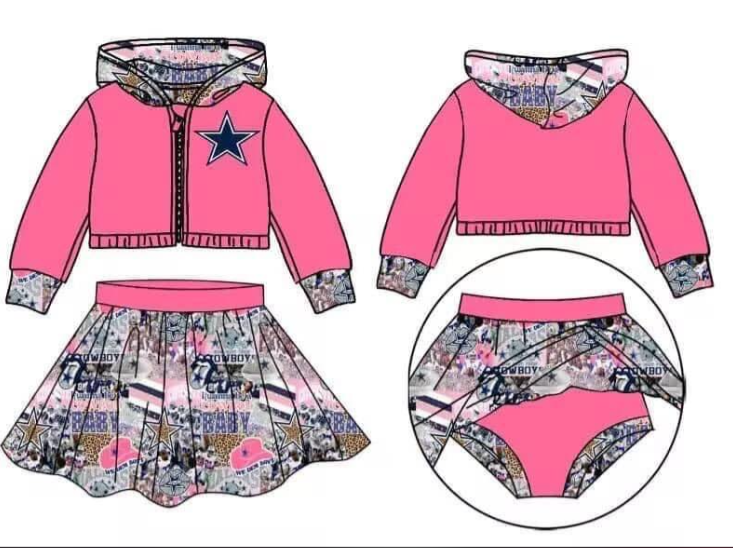 Deadline December 4 custom no moq eta 6-8weeks Pink Zipper Cheerleading Short Sleeve Shorts Set