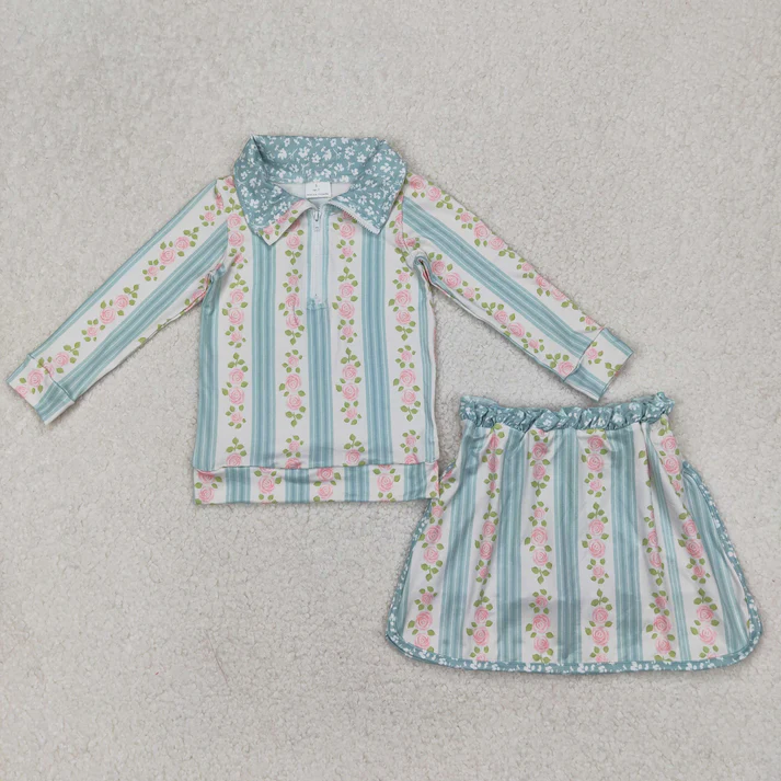 RTS NO MOQ baby girl clothes long sleeve dress